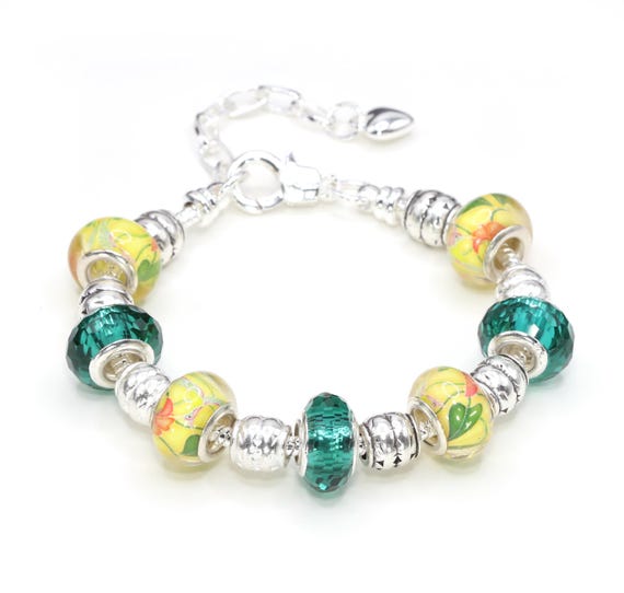 European Charm Bracelet - Secret Garden (#1165)