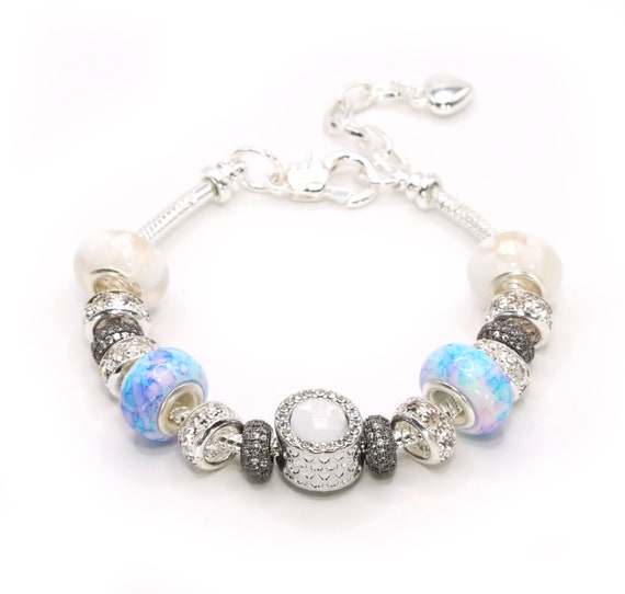 European Charm Bracelet - Gentle Breeze (#1108)