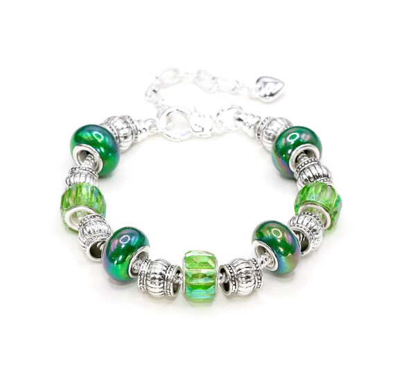 European Charm Bracelet - Fields of Green (#1173)