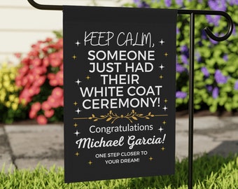 Physical Therapy White Coat Ceremony sign MD white coat pa white coat pt white coat| phd white coat pharmacy white coat| vet white coat