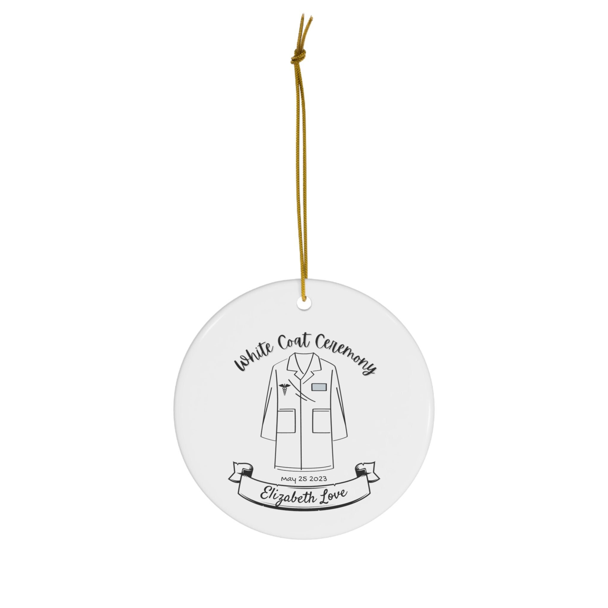 White Coat Ornament Pharmacy White Coat MD White Coat Pa Etsy