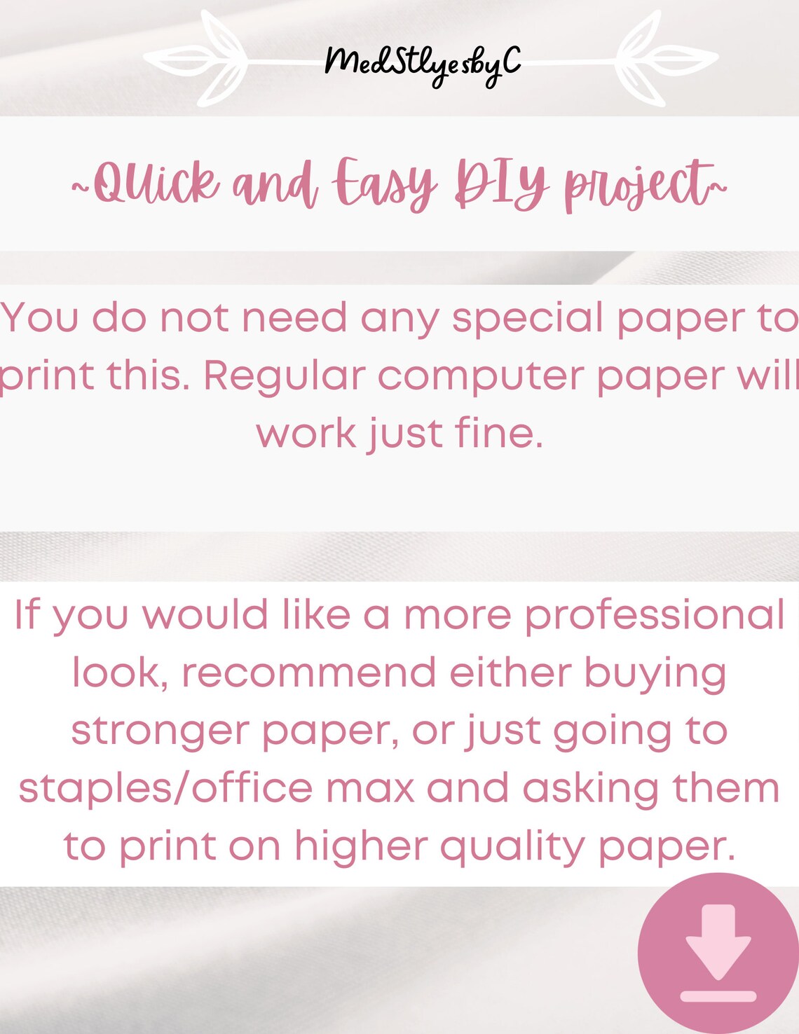 White Coat Ceremony Card DIY Card Print at Home Card MD White Coat