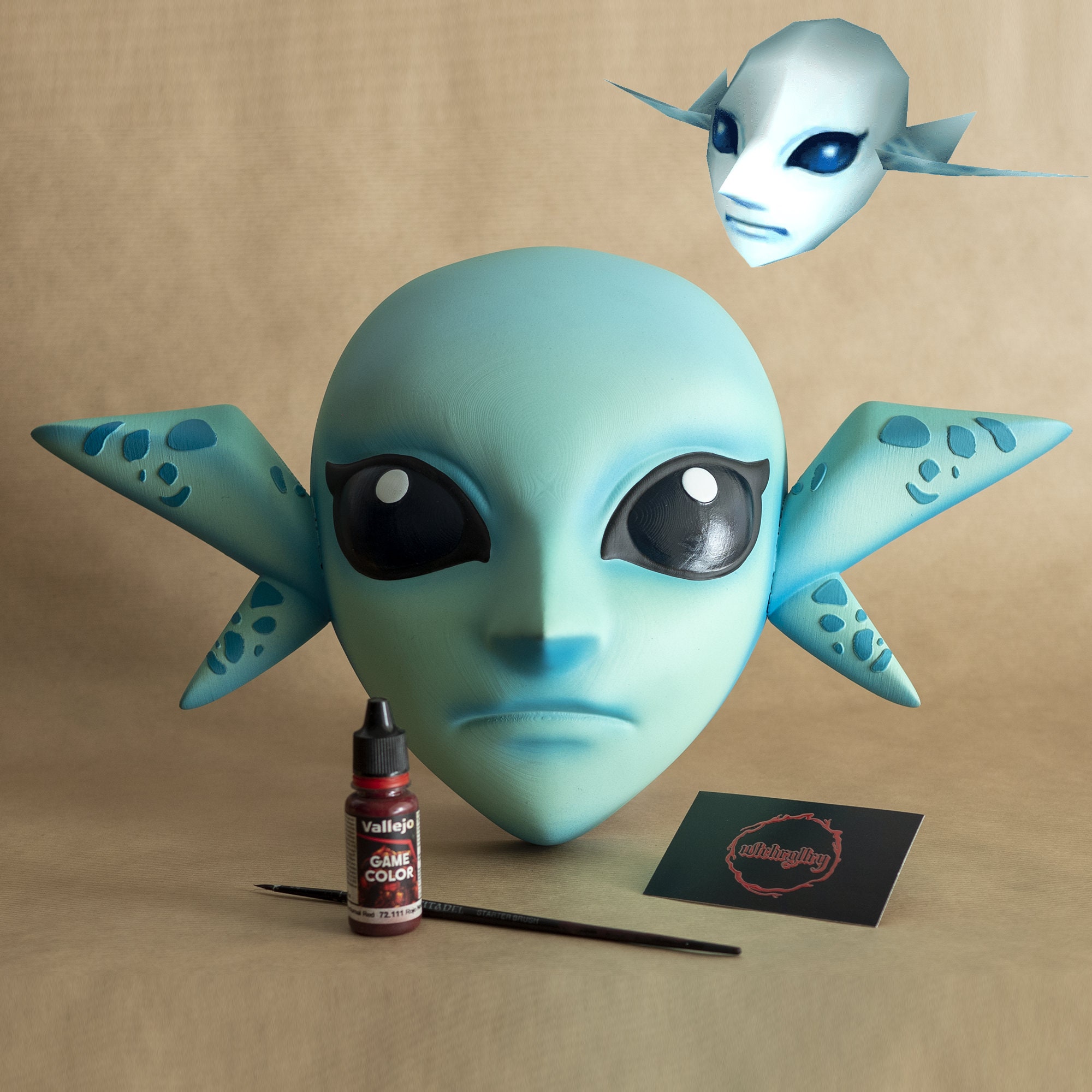 Zora Mask the Legend of Zelda / Majoras Mask / Ocarina of Time - Etsy