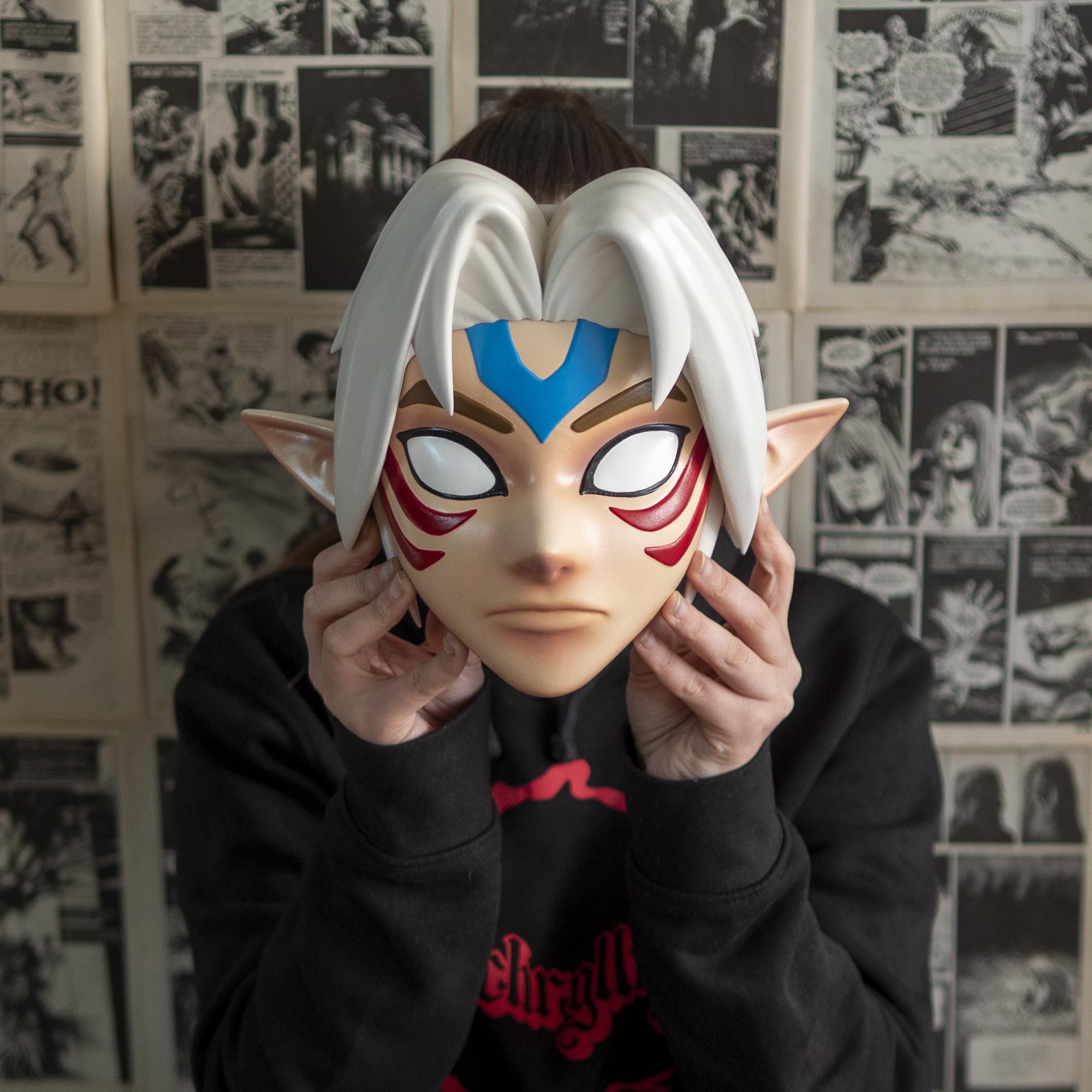 The Legend of Zelda: Fierce Deity's Mask - Full-scale 3D Printed