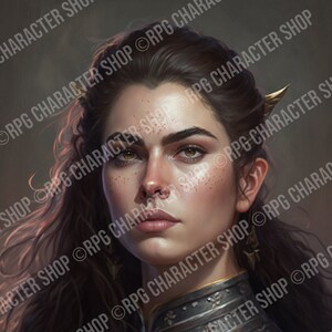Female Human Knight | Character Portrait