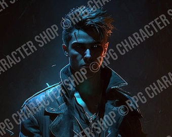 Male Human Sorcerer | Character Portrait