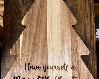 Christmas charcuterie board (customizable)