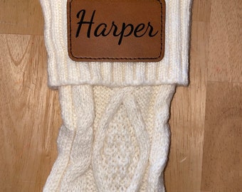 Personalized Knitted Stocking