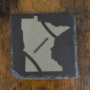 Slate coasters, laser engraved and customized for you!