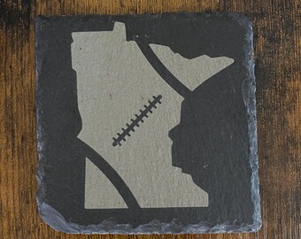Slate coasters, laser engraved and customized for you!