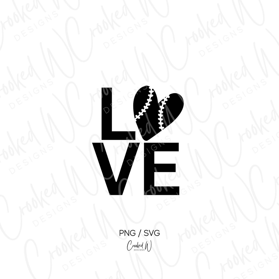 Baseball Love SVG, Baseball Love PNG, Softball Love Shirt, Popular SVG