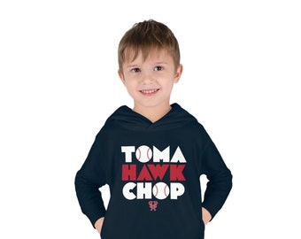 Fan of Atlanta Braves Toddler Hoodie | Atlanta Braves Shirt | Atlanta Sweatshirt | Braves Shirt | Toddler Pullover Fleece Hoodie