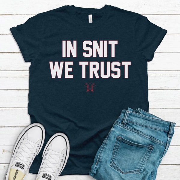 Fan of Atlanta Braves T-Shirt | In Snit We Trust | Atlanta T-Shirt | Braves Shirt | Heathered Colors | Unisex Short Sleeve Tee