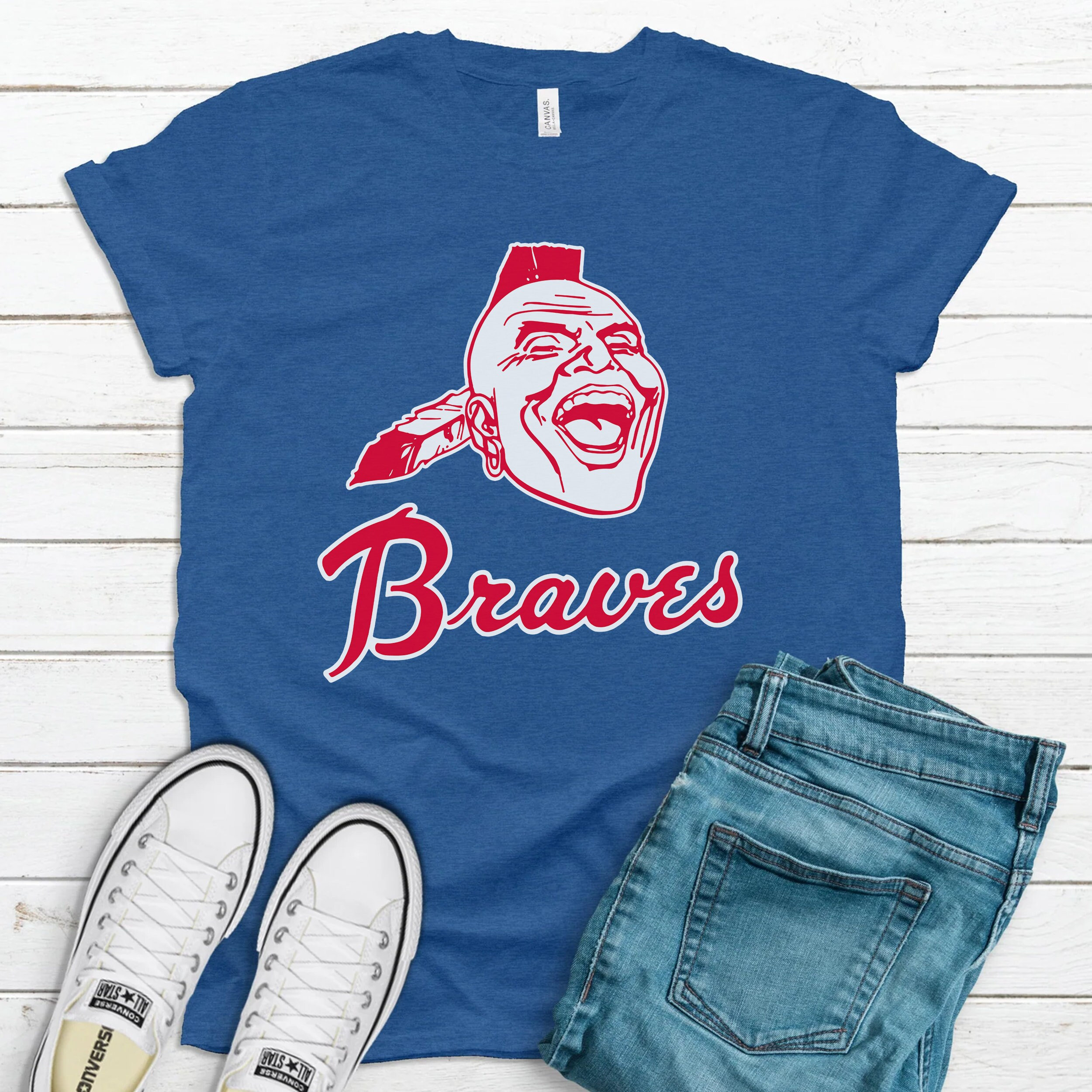 Vintage Atlanta Braves Chief Noc A Homa T-Shirt - ReviewsTees