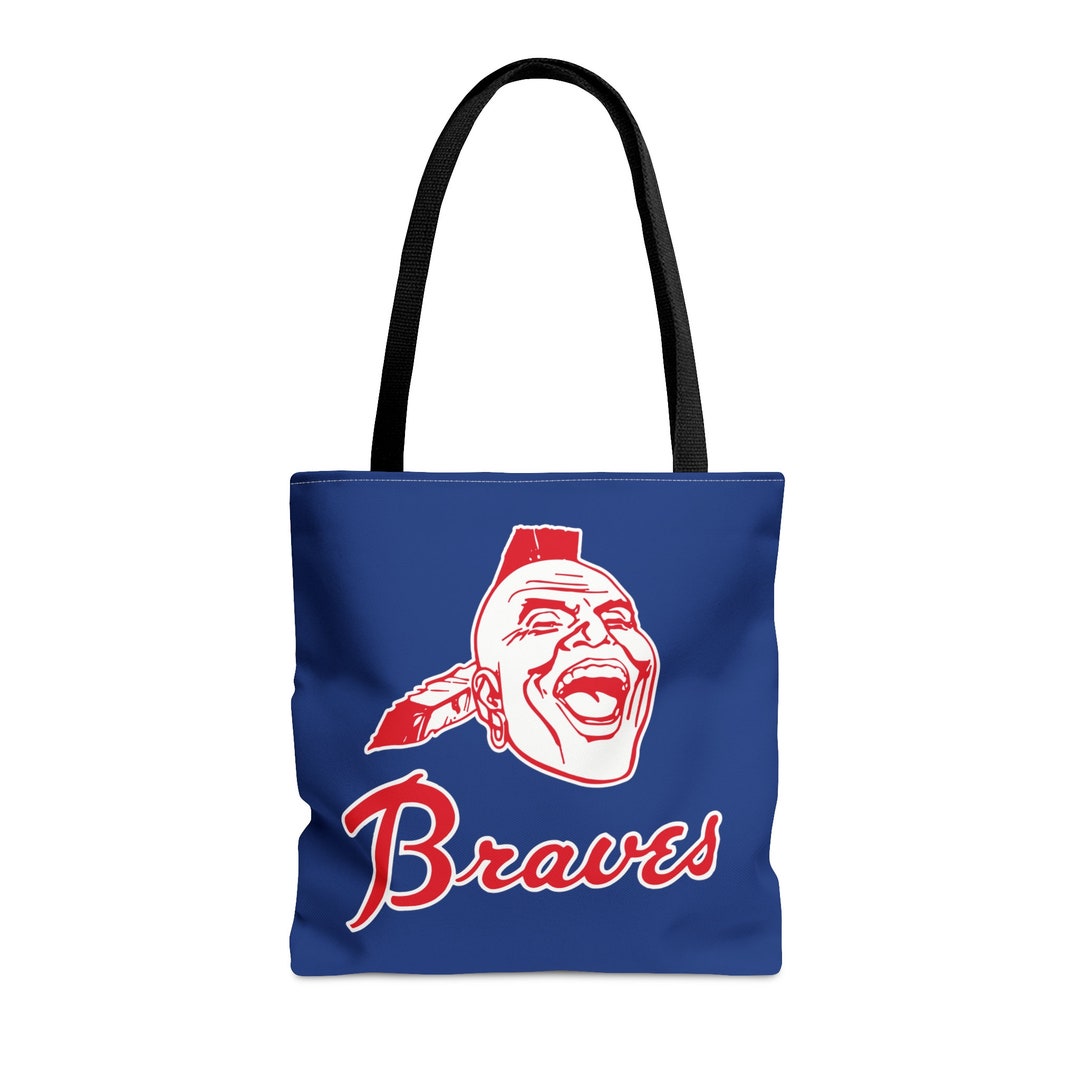 Retro Nocahoma Tote Bag Fan of Atlanta Braves Tote Bag Braves Bag
