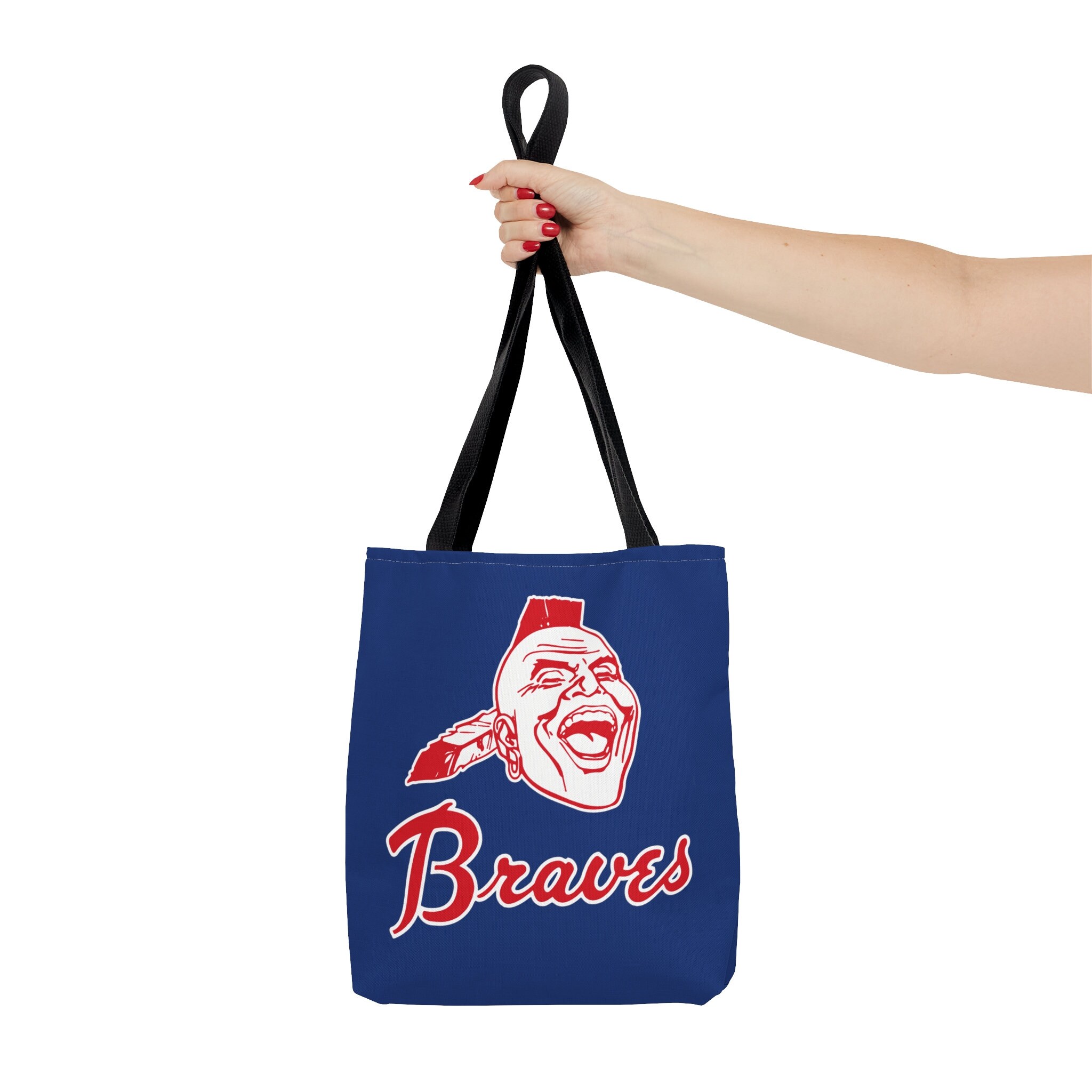 Retro Nocahoma Tote Bag Fan of Atlanta Braves Tote Bag Braves Bag