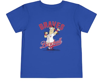 TODDLER SIZES | Blooper Mascot Shirt | Fan of Atlanta Braves Toddler T-Shirt | Atlanta T-Shirt | Distressed Print | Toddler Short Sleeve Tee