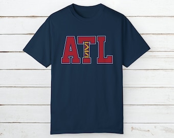 COMFORT COLORS Tee | ATL Baseball T-Shirt | Fan of Atlanta Baseball T-Shirt | Atlanta Tee | Braves Shirt | Unisex Garment-Dyed T-shirt