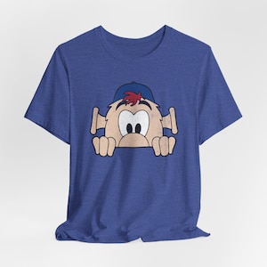 Blooper Mascot T-Shirt | Fan of Atlanta Braves Tee | Distressed Print | Unisex Short Sleeve Tee