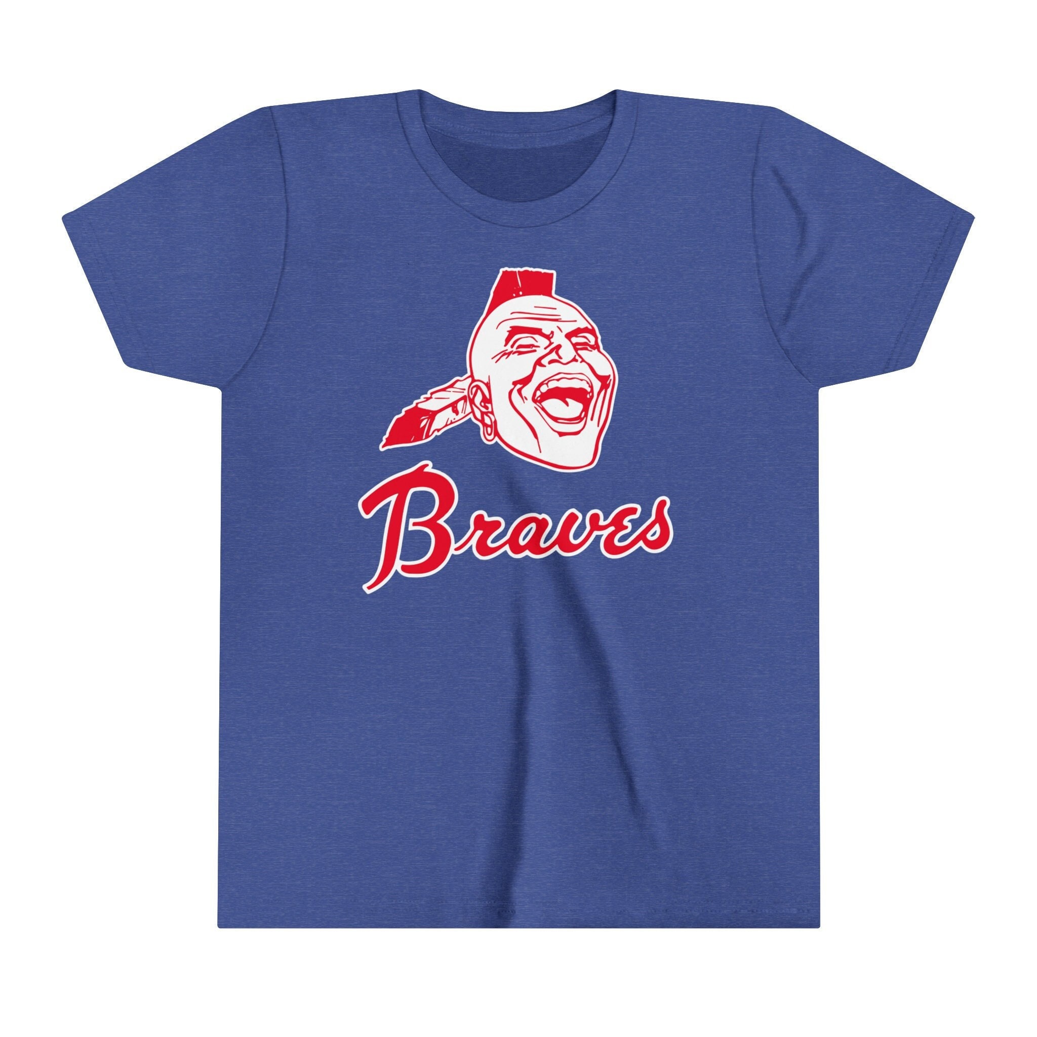 The Atlanta Braves cap pays tribute to their original mascot Chief Noc-A- Homa (Knock a Homer).