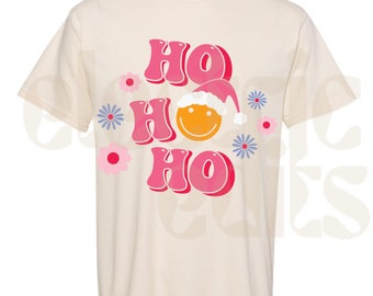 christmas smiley face png, christmas png, holiday png, retro christmas, santa png, mug png, christmas shirt design, trendy christmas png