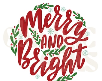 merry bright png, retro christmas png, holiday mug, winter png, trendy christmas png, snowflake png, holiday png, christmas sublimation