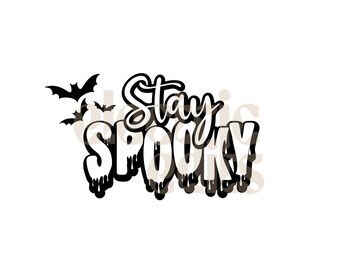 stay spooky png, fall trendy download, halloween png, trendy halloween png, spooky png, trendy fall png, pumpkin png, spooky bats png