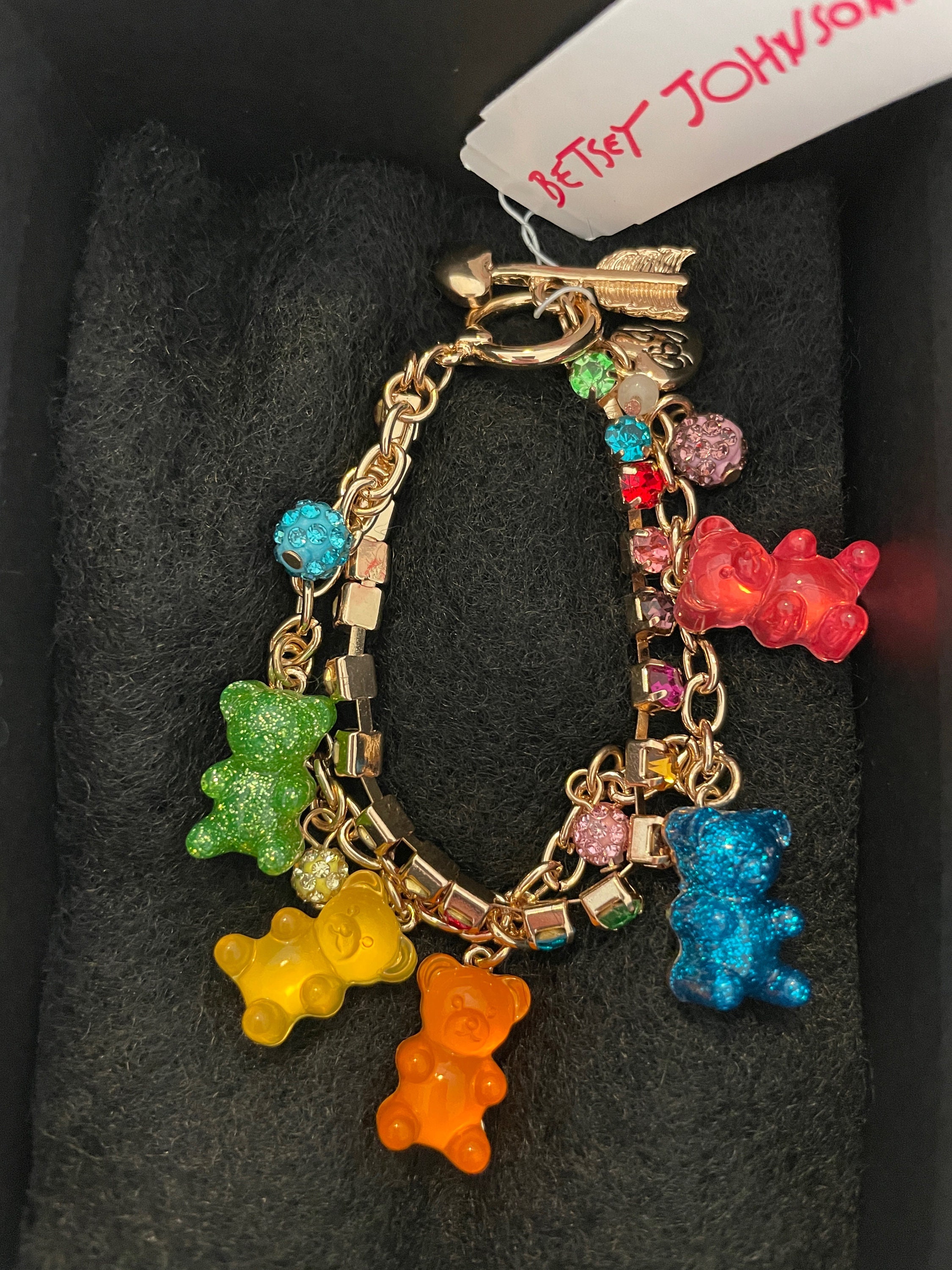 Betsey Johnson Gummy Bear Charm Bracelet A Sweet Treat for Your
