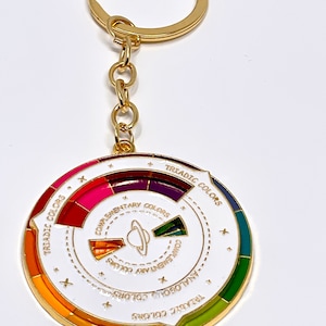 Color Wheel Keychain: Portable Artist Tool