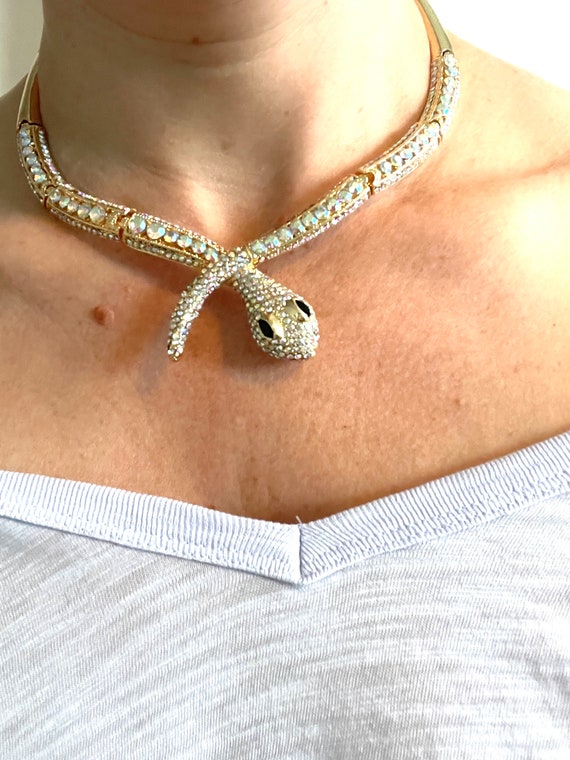 The Natasha Choker Snake Necklace: Add a Touch of 