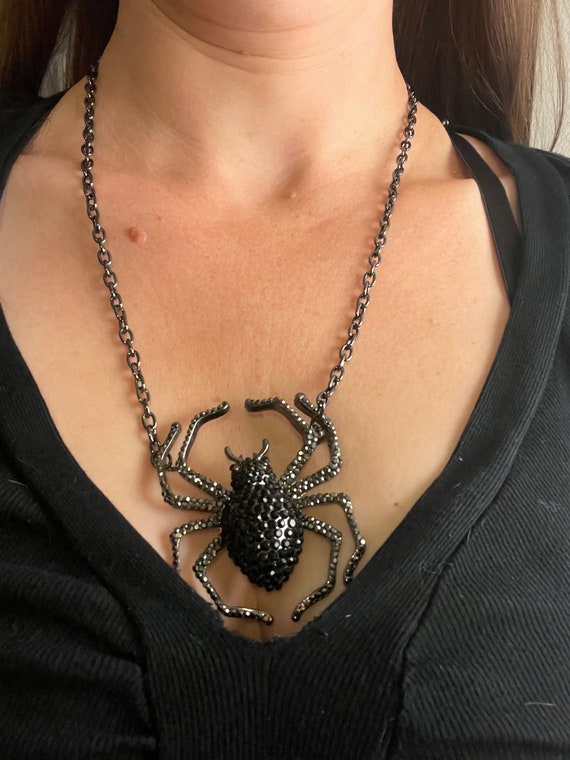 Halloween Pendants, Spider Pendants, Pendant Jewelry