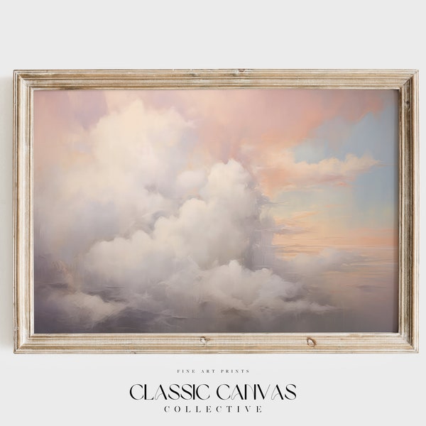 Serene Cloudscape | Ethereal Sky Painting | Digital Art Print | Digital Download | Classic Canvas Collective | 0029
