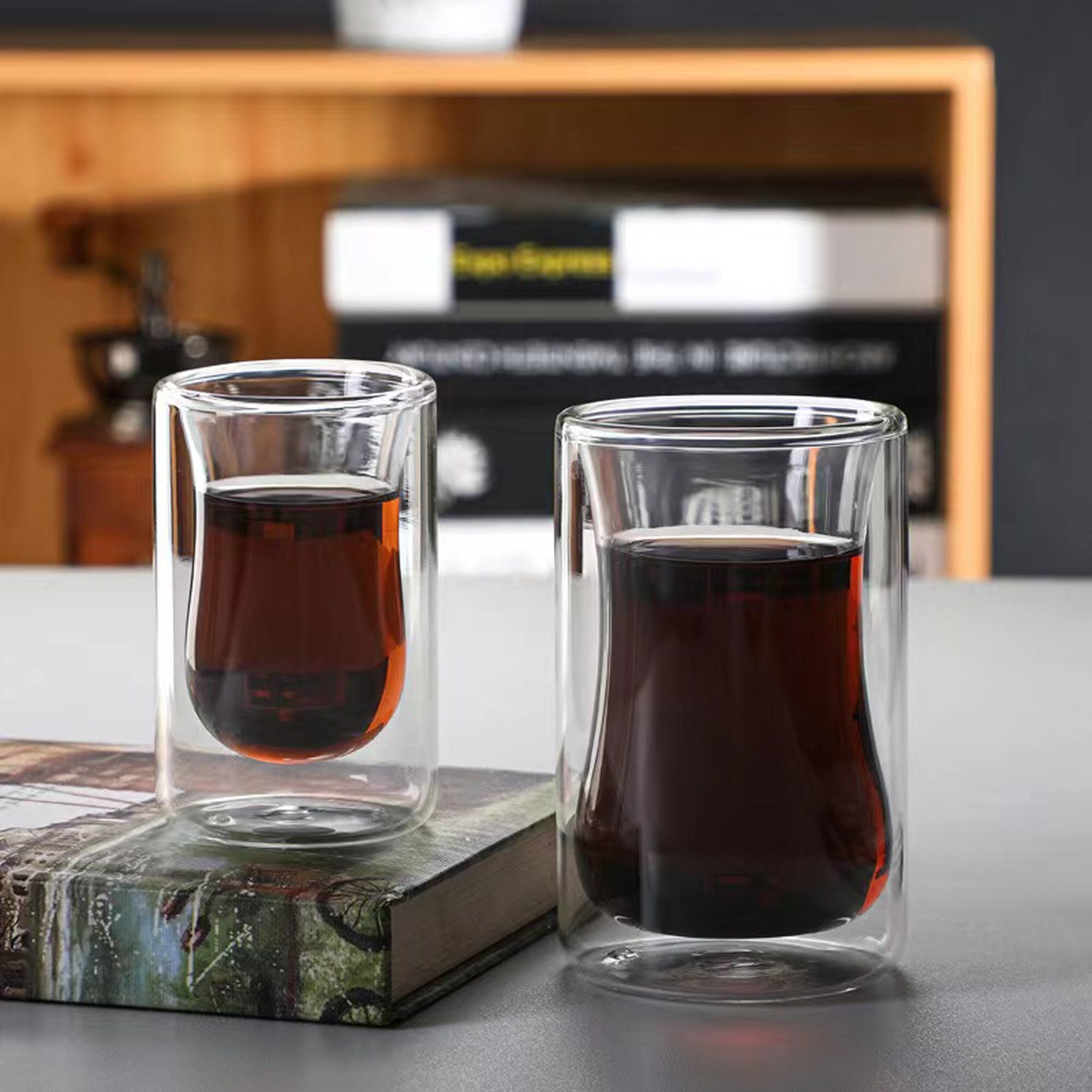 GROSCHE TURIN Double Walled Glass Espresso Cups – Domaci