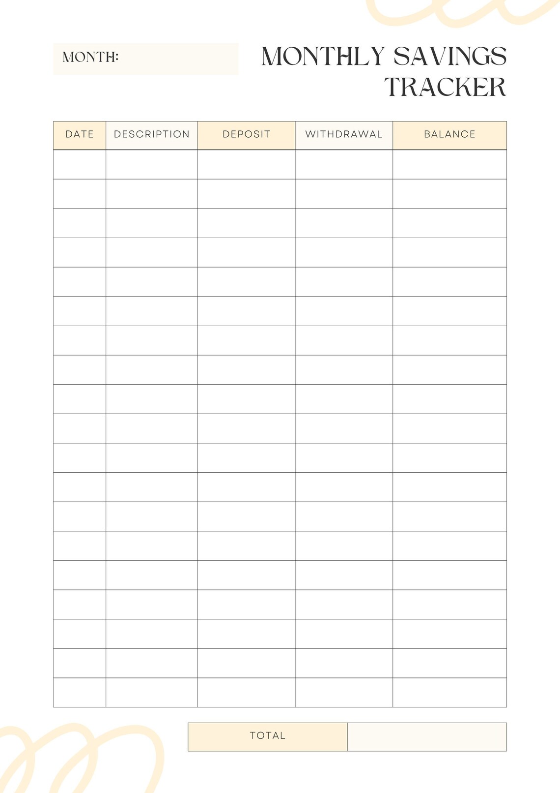 Savings Tracker Printable Saving Tracker Instant Download Digital ...
