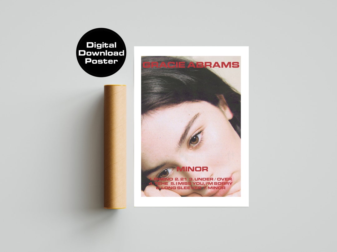 Gracie Abrams 2020 Album Minor, Digital Printable Poster Wall Art Download Etsy
