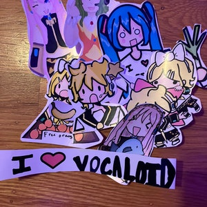 VOCALOID Hatsune Miku LGBT Pride Vinyl Stickers: Gay, Lesbian, Pan, Bi,  Ace, Nonbinary, Trans, 3in -  Israel