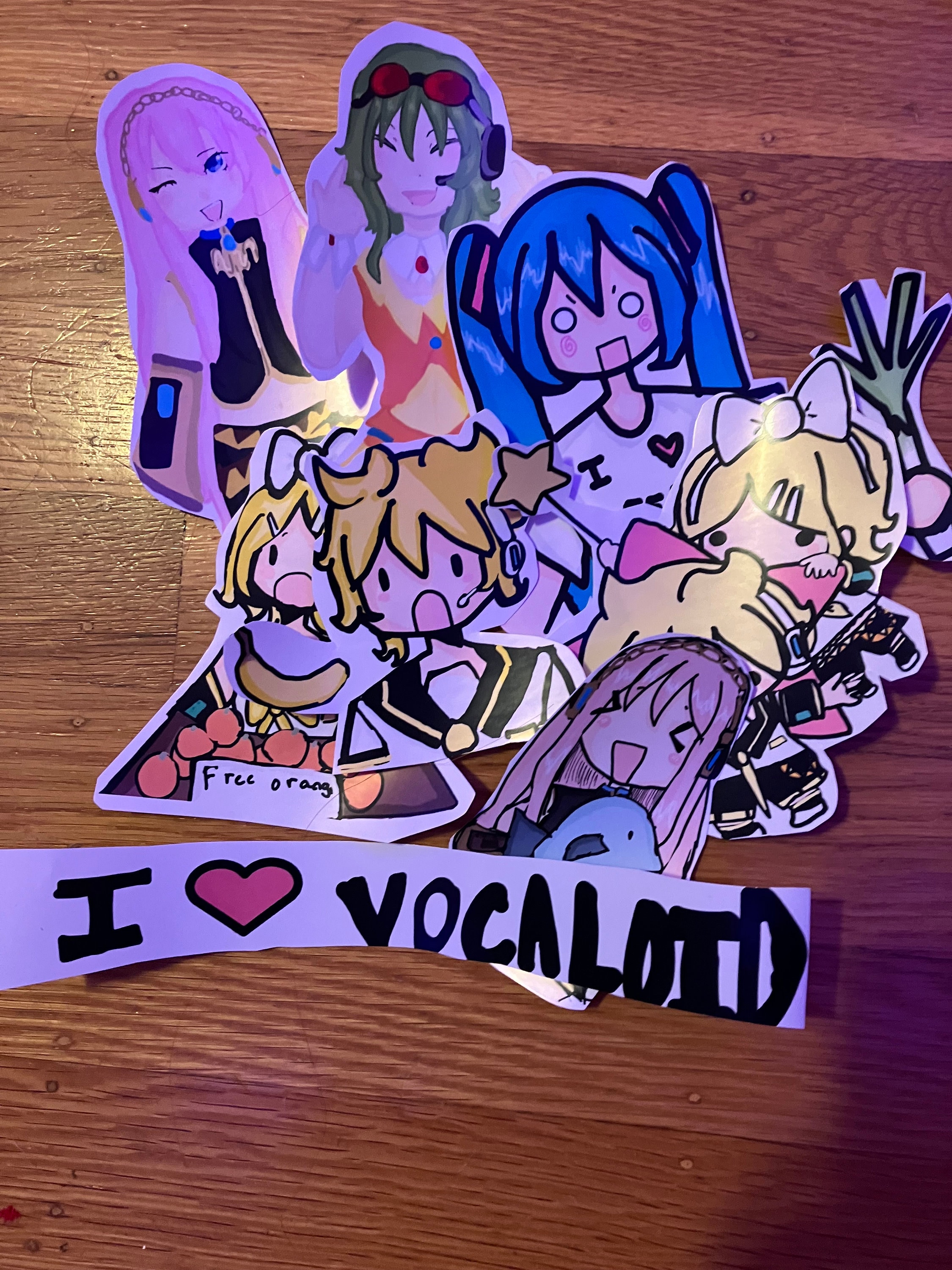 Vocaloid Miku and Kagamine Rin Len Stickers ,, Sakura Miku Magical Mirae  Miku Symphony Senbonzakura Digital Stars Halloween Rapunzel