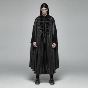 Gothic Retro Mystic Haloween Cloak, Vampire Hooded Long Cape - Etsy