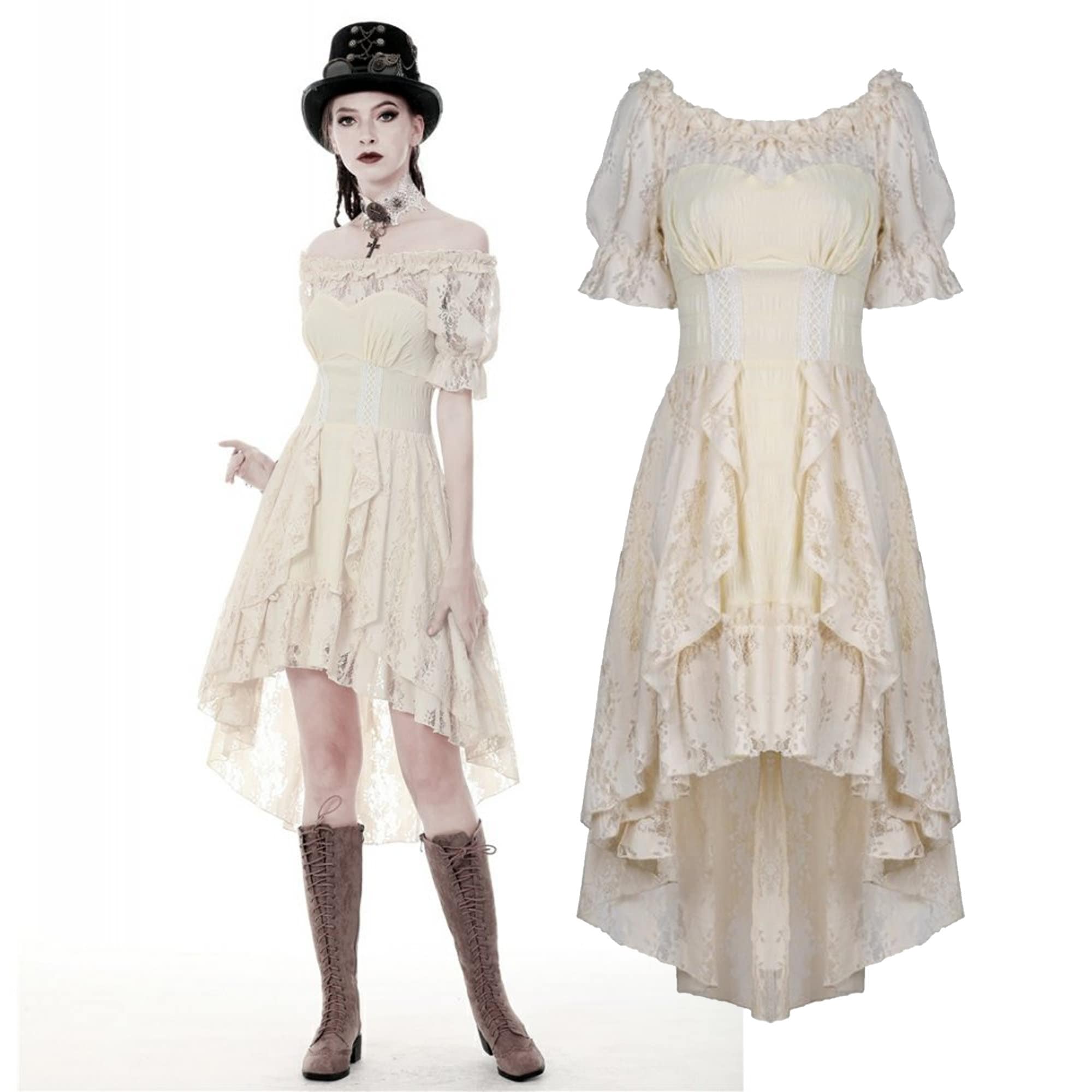 Victorian Gothic Horror Costume, Dickens Dress, Little Women