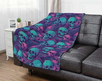 Skull Blanket Super soft - Minky!