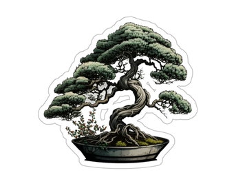Bonsai - Die-Cut Stickers 3x3