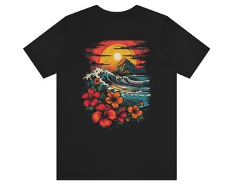 Island Vibe - Short Sleeve Tee Chillin Vibes by SlowStyleDesigns