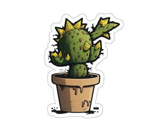 Succulent - Die-Cut Stickers 3x3
