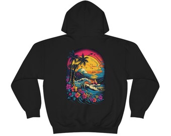 Island Vibe - Unisex Heavy Blend Hooded Sweatshirt