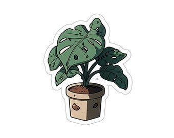 House Plant - Die-Cut Stickers 3x3