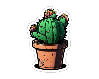Succulent - Die-Cut Stickers 3x3