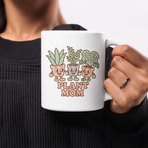 Tazza per la mamma delle piante, simpatico regalo per gli amanti delle piante, divertente tazza con piante da appartamento, regalo per la festa della mamma per la mamma delle piante, decorazione per piante da interno, regalo per gli appassionati di piante