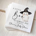 A little boo is almost due baby shower Napkins, Halloween Clothesline baby shower Napkins, Spooky sweet Boo, Halloween Party Napkins Decor product logo