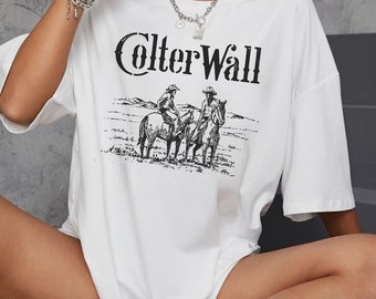 Colter graphic wall shirt, Colter music gift Fan,Colter Announces Fall Tour 2024 ,Wall tshirt 90s , Gift for men women  Comfort Color