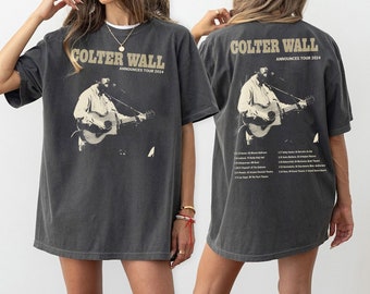 Announces tour 2024 2side shirt, Colter graphic, Western tshirt 90s T-Shirt, Colter Merch Gift for men women shirt